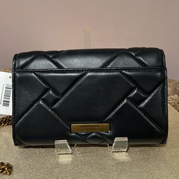 Kurt Geiger London Kensington Quilted Leather Chain Wallet - Picture 5 of 13